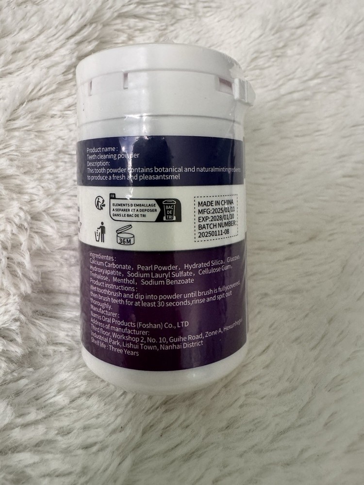 TEETH WHITENING POWDER 80ML