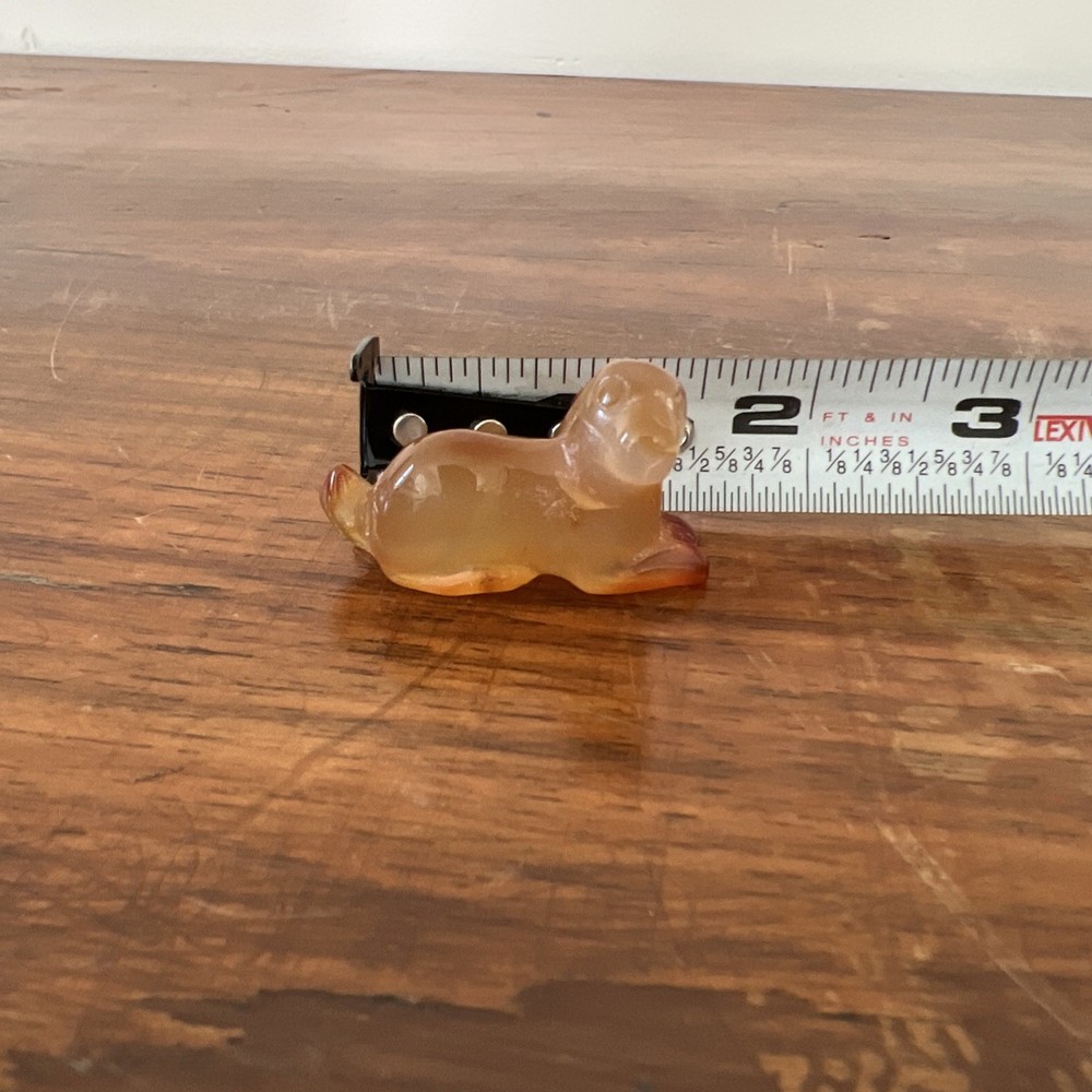 Carved Stone Agate Rabbit Bunny Miniature
