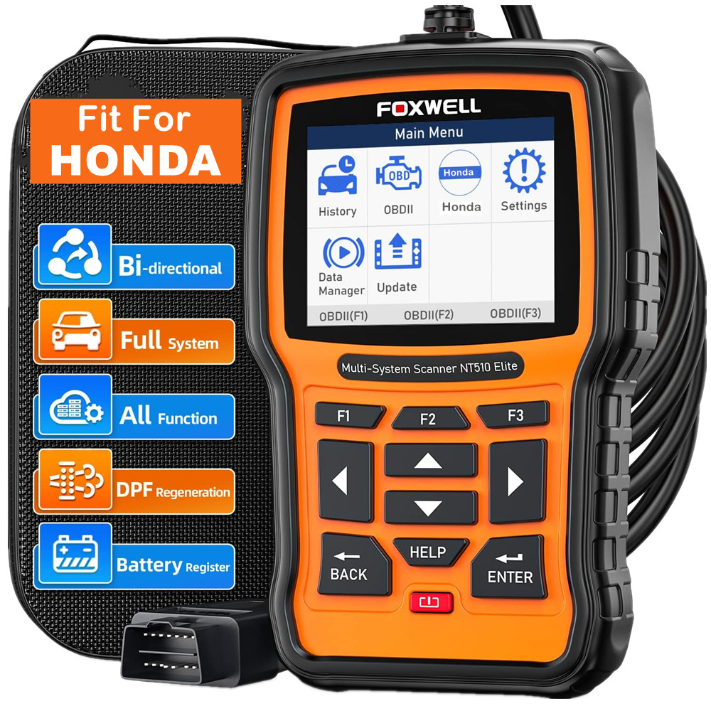 Bidirectional Scan Tool Fit For HONDA Scanner OBD2 All System Active Test Coding