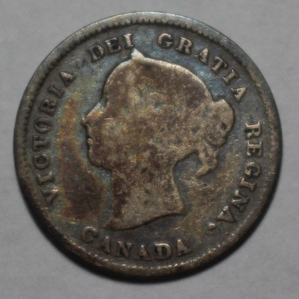 1886 Canada 5 Cent PD27