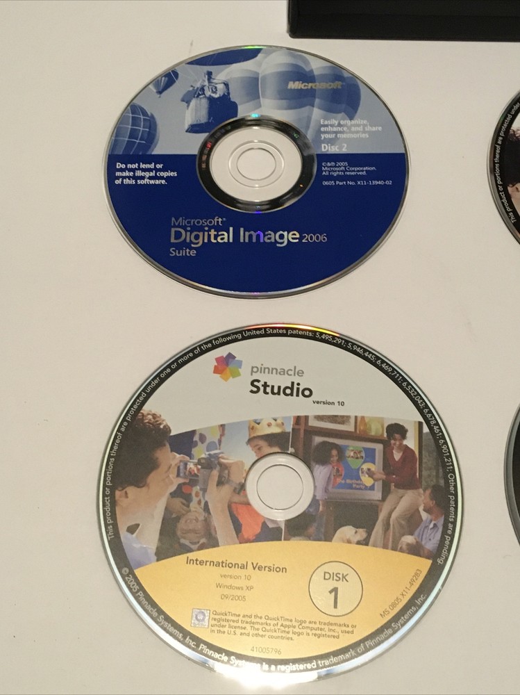 Microsoft Digital Image Suite Plus 2006 4 Disc Set Missing One