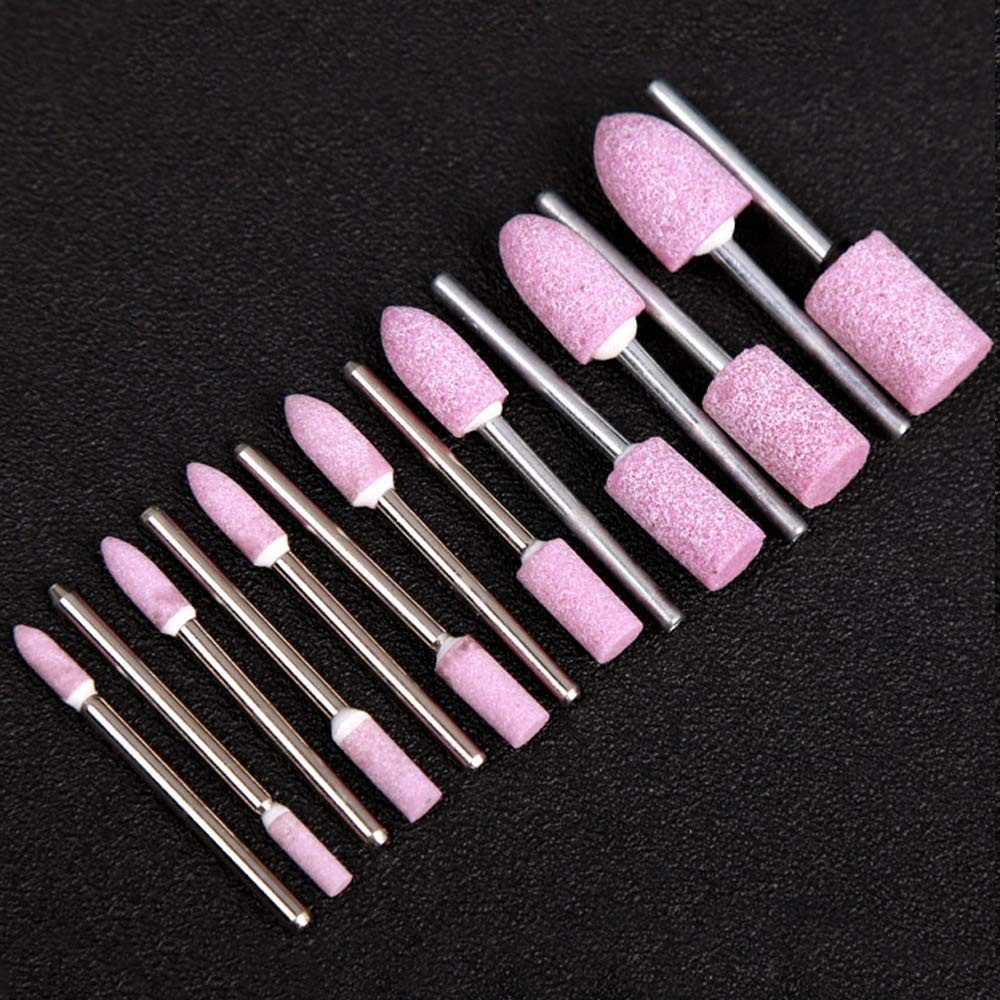 100 Pcs Grinding Stones Set Assorted Abrasive Stone Mounted Grinding Bits