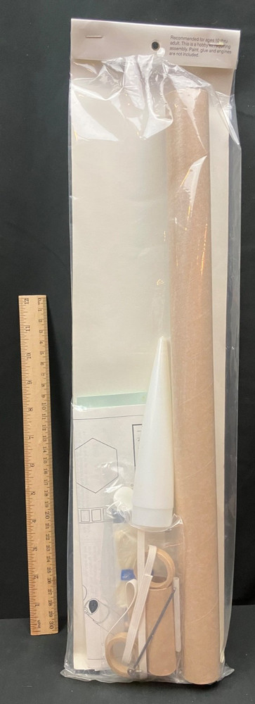 Long OOP D-Powered CUSTOM OASIS Skill Level 2 Flying Model Rocket Kit -Sealed