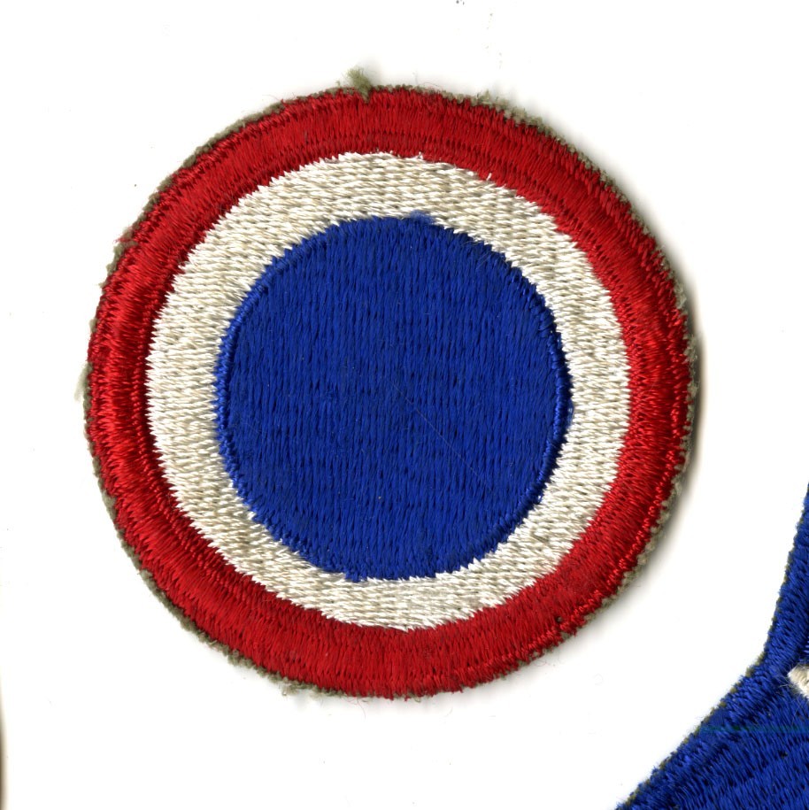 Replacement Depots White Back Patch WWII Vintage