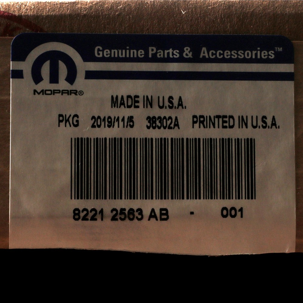 2011-2017 JEEP COMPASS FRONT AIR DEFLECTOR BUG SHIELD OEM NEW MOPAR 82212563AB