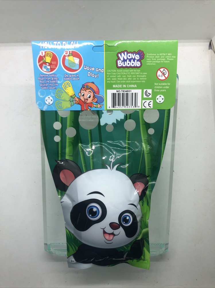 Wave Bubble Glove 3+ Panda Wave and Play