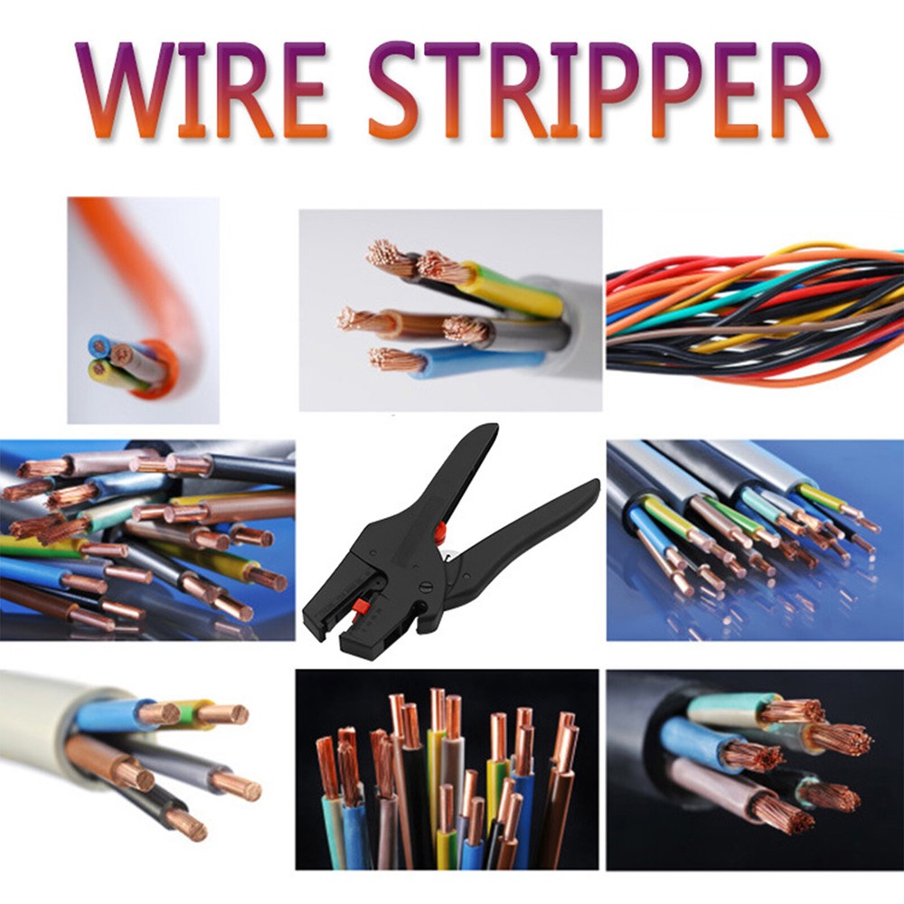 Professional Automatic Wire Striper Cutter Terminal Tool Stripper Crimper Pliers