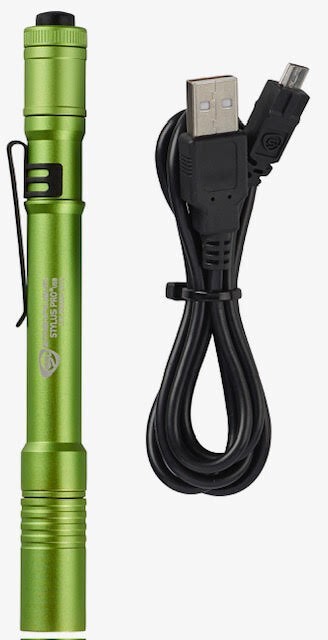 Streamlight Stylus Pro® USB LED Penlight Flashlight Lime 66144