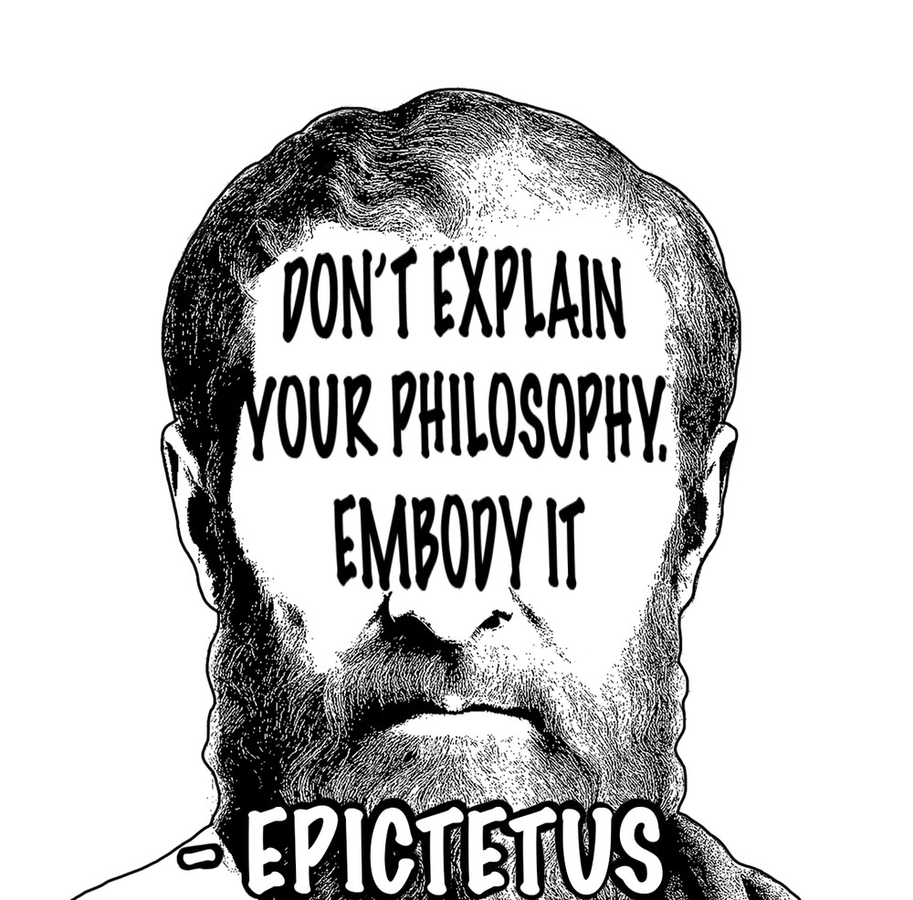 Epictetus Quote Sticker Collection