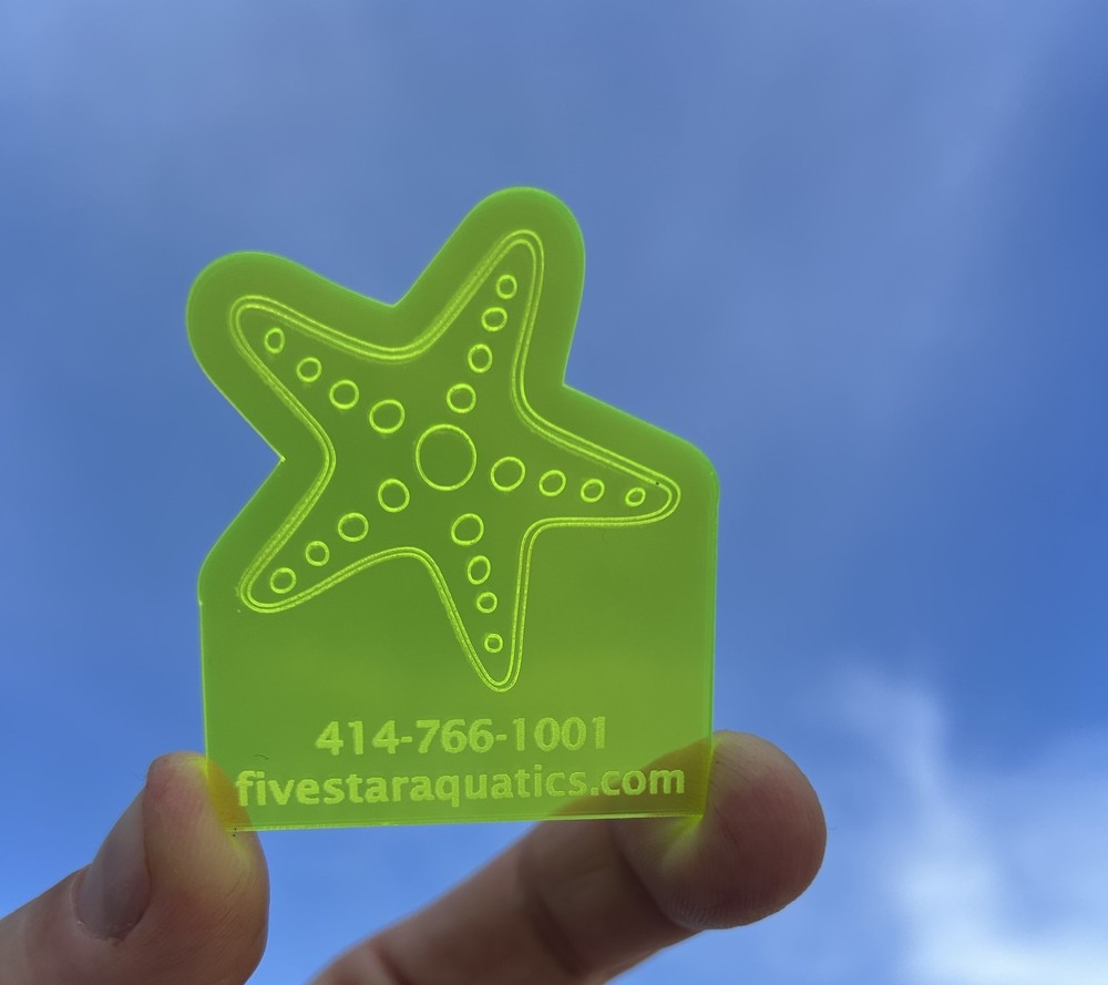 Five Star Aquatics Diamond Polished Algae Scraper- Star Scraper