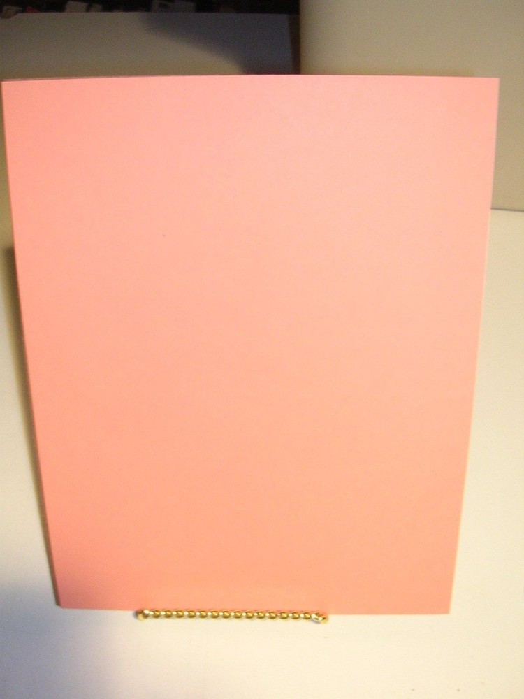 Salmon Colored Index Paper 110#