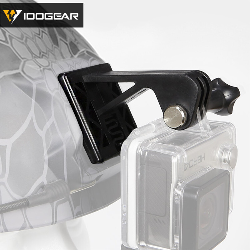 IDOGEAR Tactical Camera Helmet Fixed Adapter Mount Camera Adapter Kit for GoPro