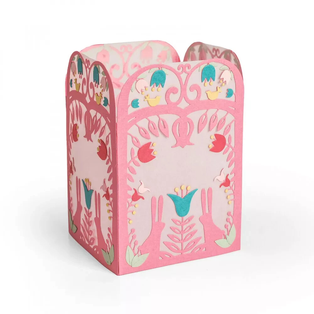 Sizzix Thinlits Folk Art Lantern Jordan Caderao Cutting Dies 663624 NEW