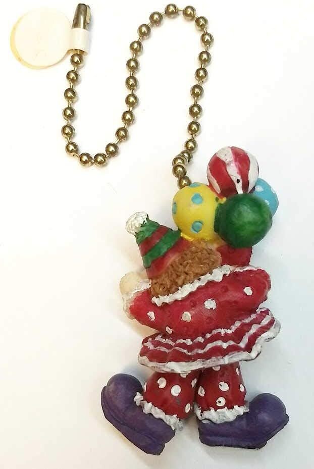 Clay Decorative Fan Pull - 8 Inches