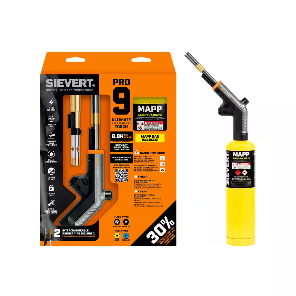 14.1 Oz. MAPP Pro 9 Ultimate Performance Torch Kit