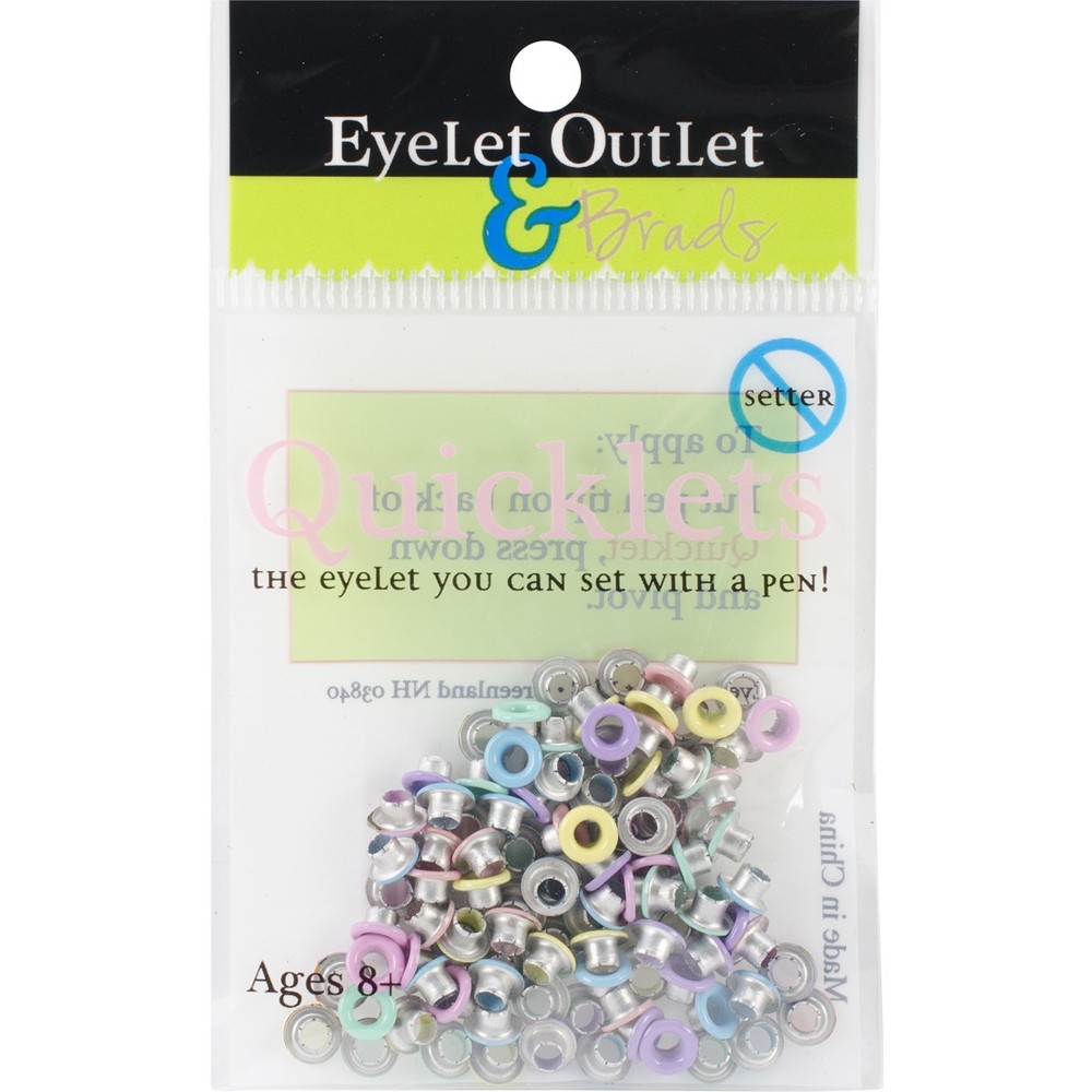 Eyelet Outlet Quicklets Round 84/Pkg Spring 2