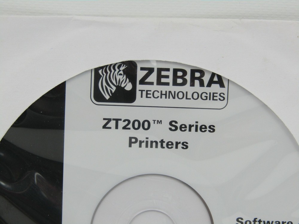Zebra ZT200 Series Printer software documentation user cd