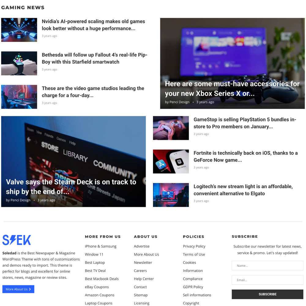 Modern Tech Website Design with Free VPS Web Hosting and Installation