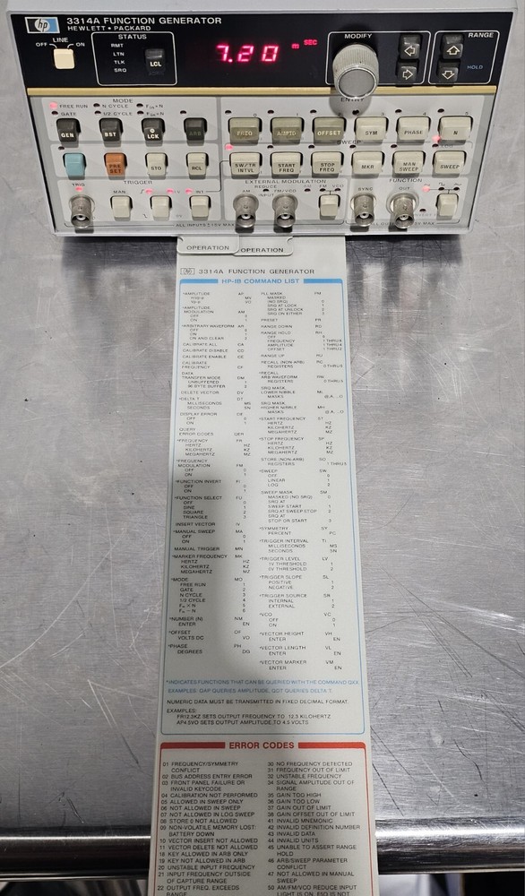 HP 3314A Function Generator