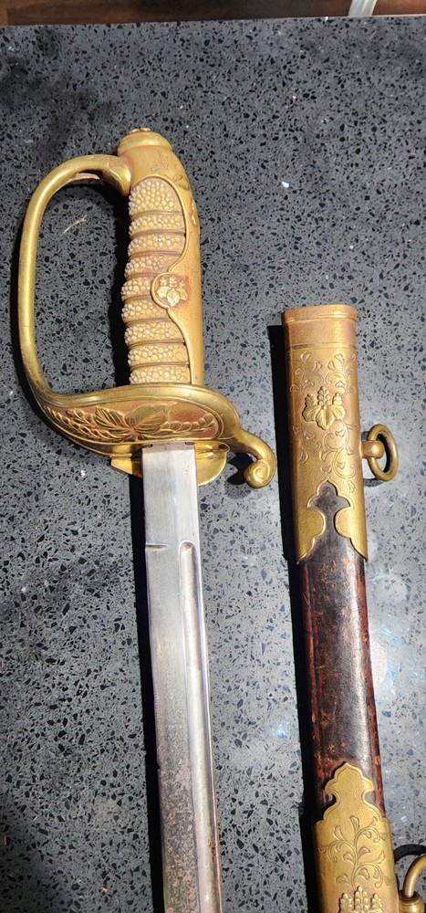 WWII Japanese governmental diplomatic sword with mon