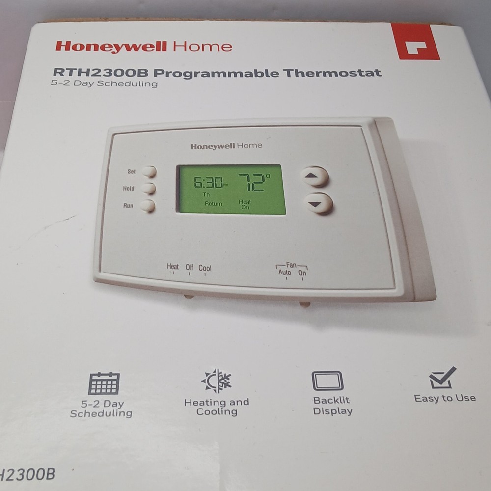 Honeywell Home RTH2300B Programmable Thermostat.