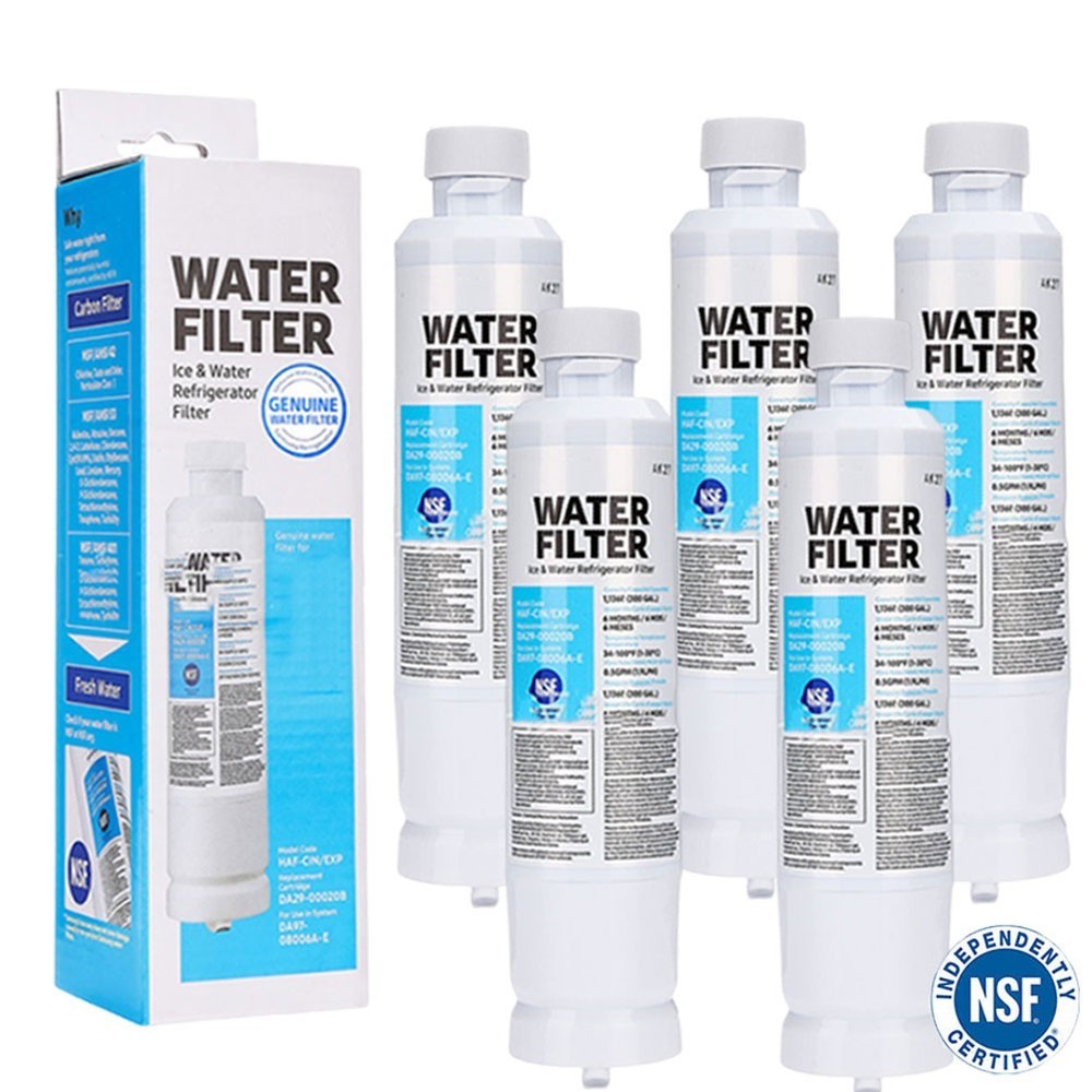 5 Pack Fit For DA29-00020B HAF-QIN/EXP Refrigerator Replacement Water Filter