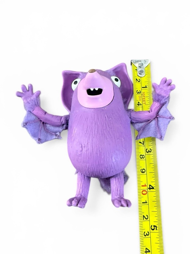 Norman Picklestripes TV Screen Used Bat Stop Motion Puppet, Faceplates & Blinks