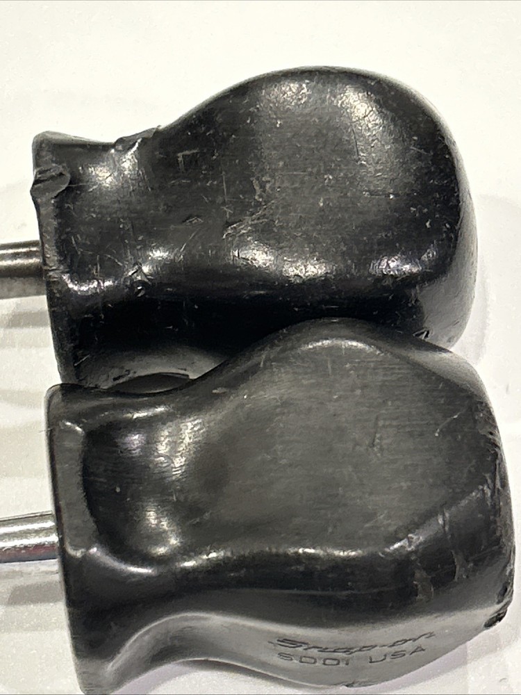 Snap On Tool SDD1 2 Stubby Black Screwdrivers Plastic Handle