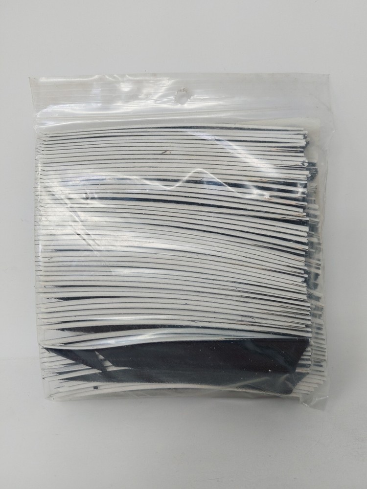 100pk Gateway Feathers 5" Left Wing: Shield Jet Black 500LSSBK-100