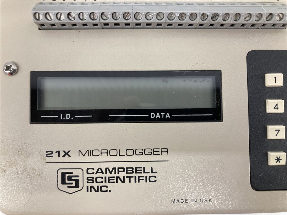 Used Campbell Scientific Inc. 21X Micrologger. g077