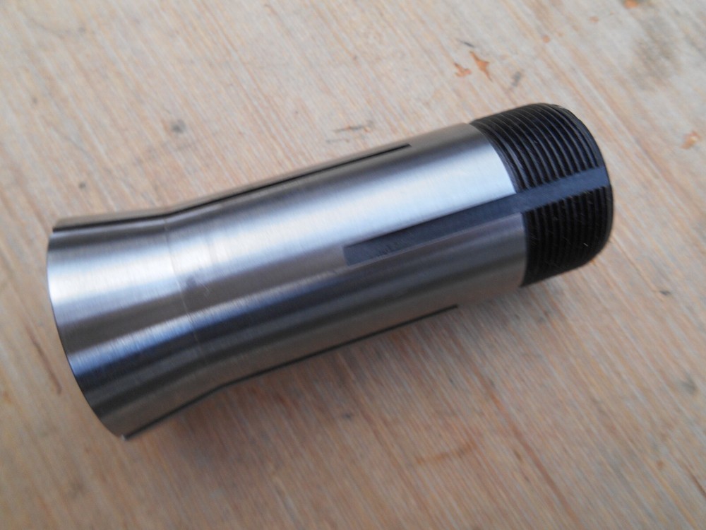 HARDINGE 5C COLLET , 13/64" ID & OD THREADS , NOB