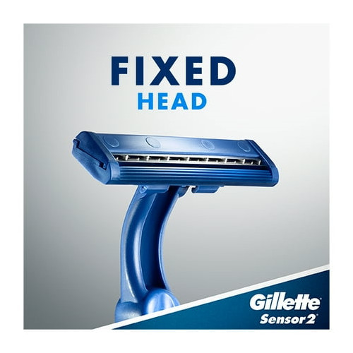 Gillette Sensor2 Men's Disposable Razors, 2 Count