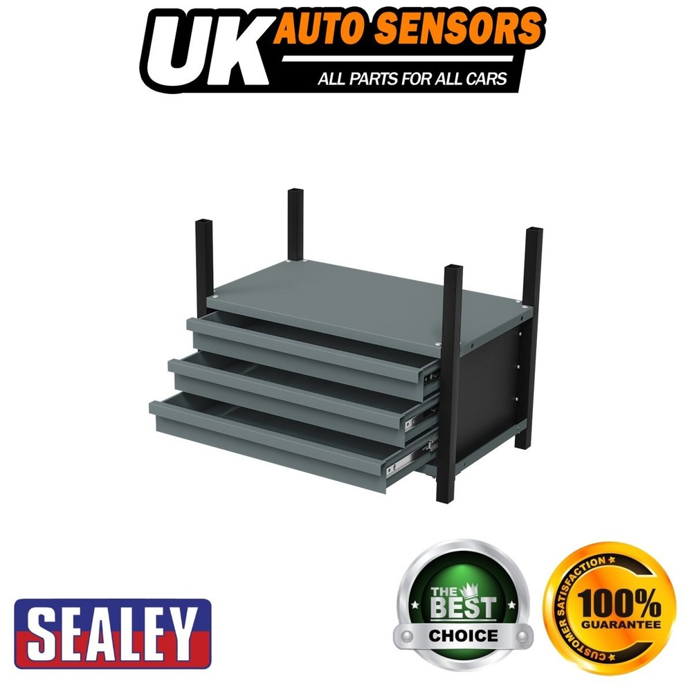 Sealey Modular Storage Mid Unit 3 Drawer & 1 Shelf 580mm APMRM2