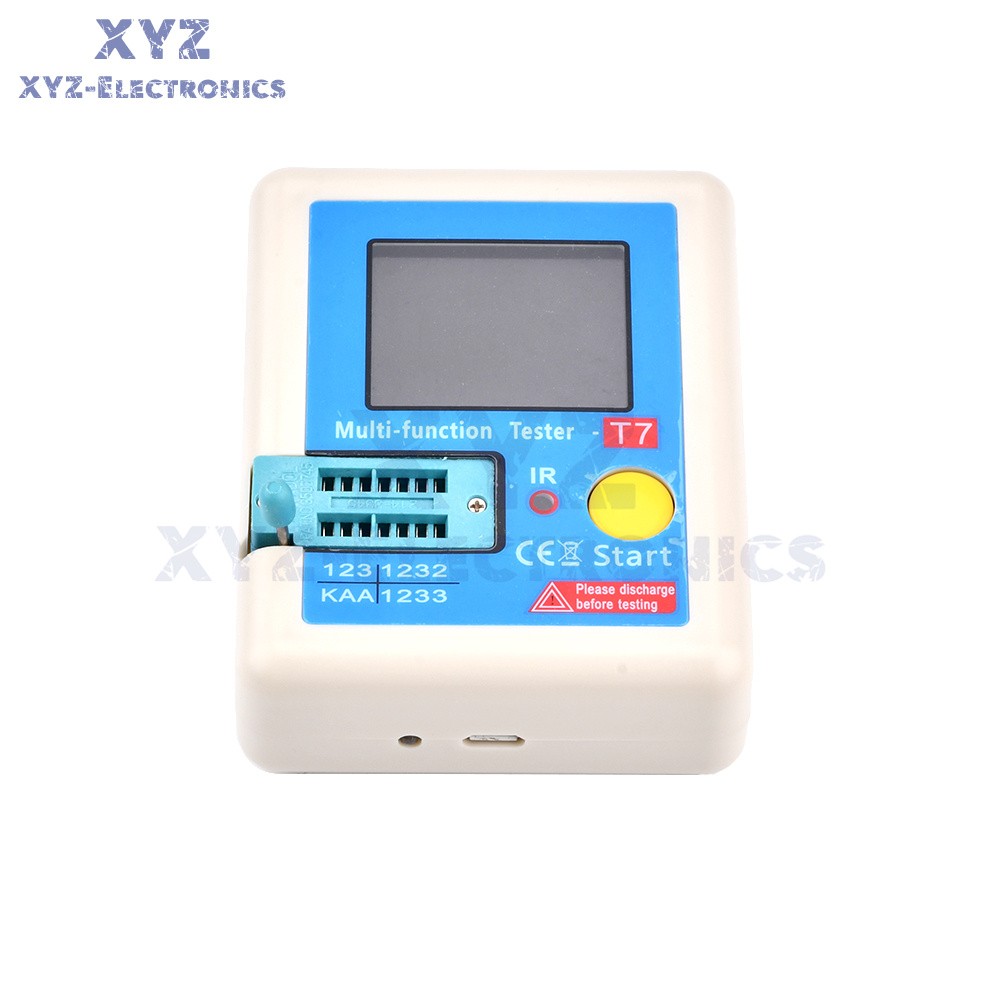 LCR-T7 Transistor Tester TFT Display Diode Triode Capacitance Meter PNP MOSFET