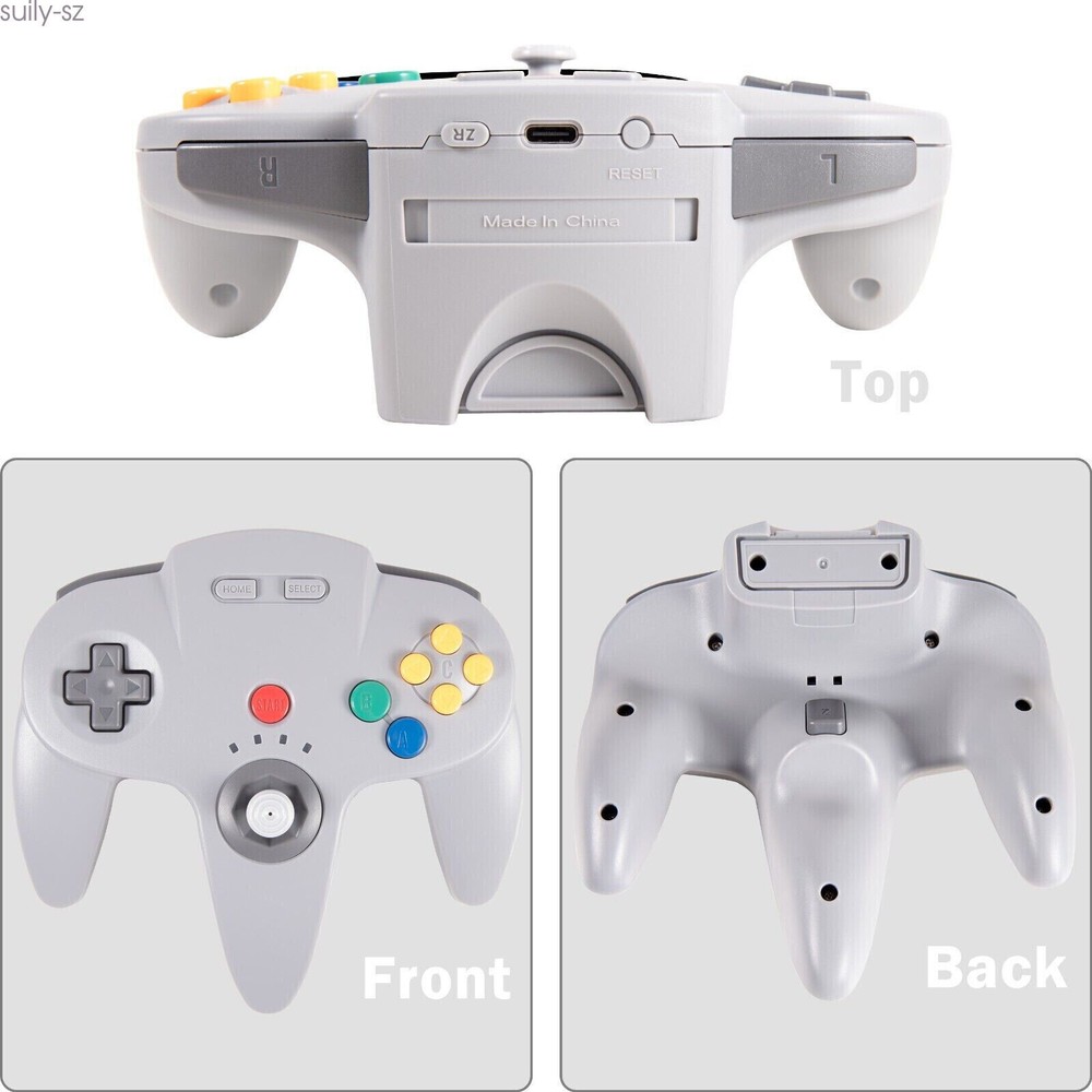 Wireless For N64 Game System/Switch PC Windows Mac Remote Game Pad Joystick