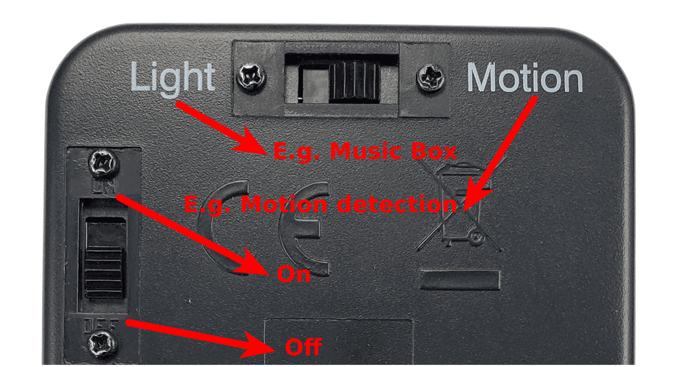 USB7M-SB 300 Second USB Recording Module with MOTION SENSING or LIGHT DETECTING