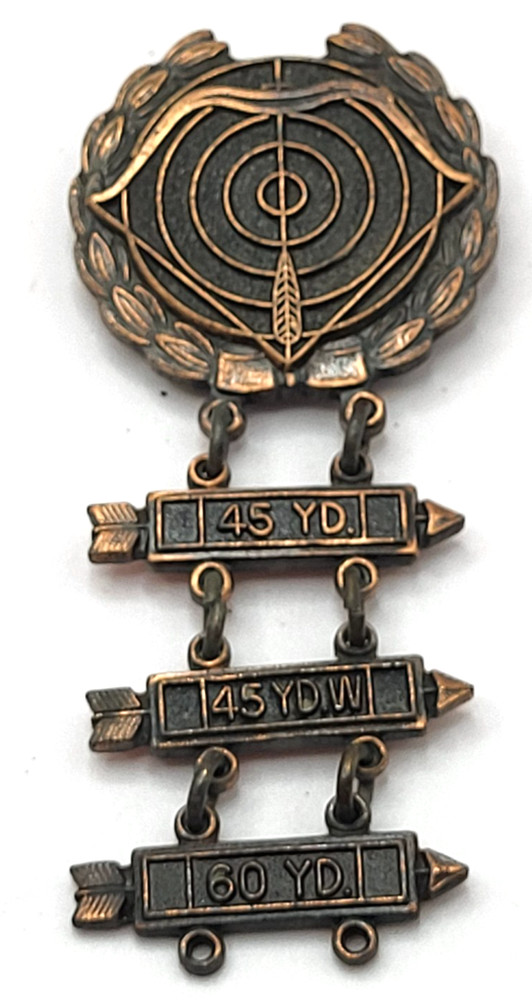 Shawnee Archers Award Pin Vintage