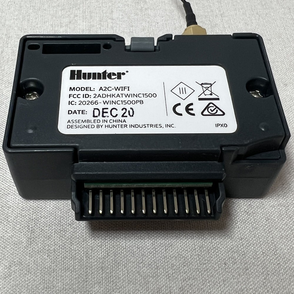 Hunter A2C-WIFI A2CWIFI WiFi Module for ACC2 Irrigation Controller Timer 12/2020