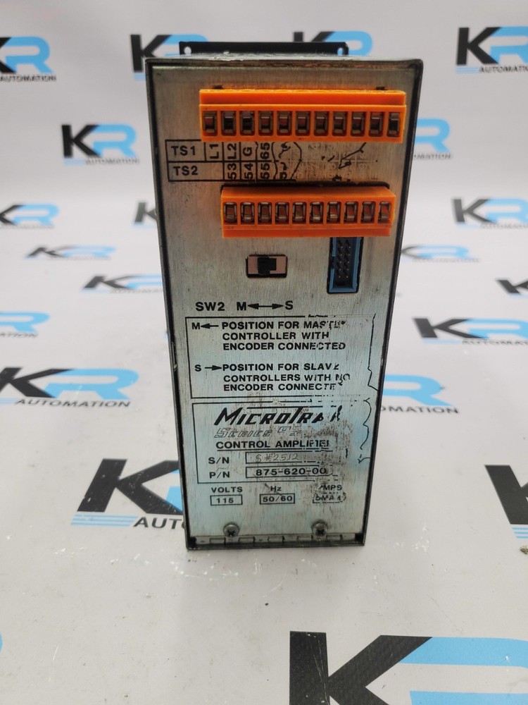 Web Printing 875-620-00 MicroTrak 9500 Control Amplifier 115V