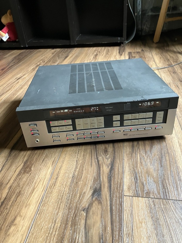 MCS 3625 Modular Component Systems Digital Synthesized Stereo Receiver Tested