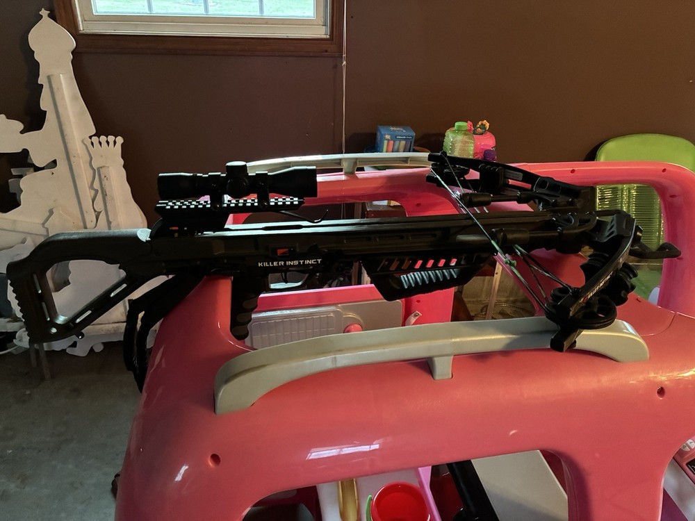 Killer Instinct Lethal 405 Compound Crossbow Black/Camouflage w/ Scope, Sling