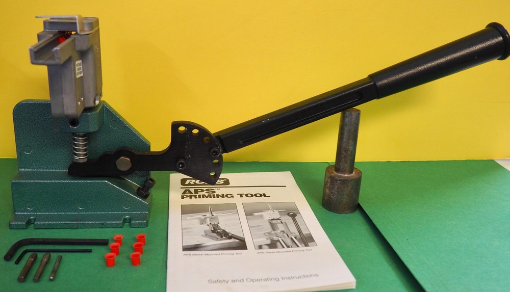 RCBS APS Bench Mounted Priming Tool-(88501)-w/Extras