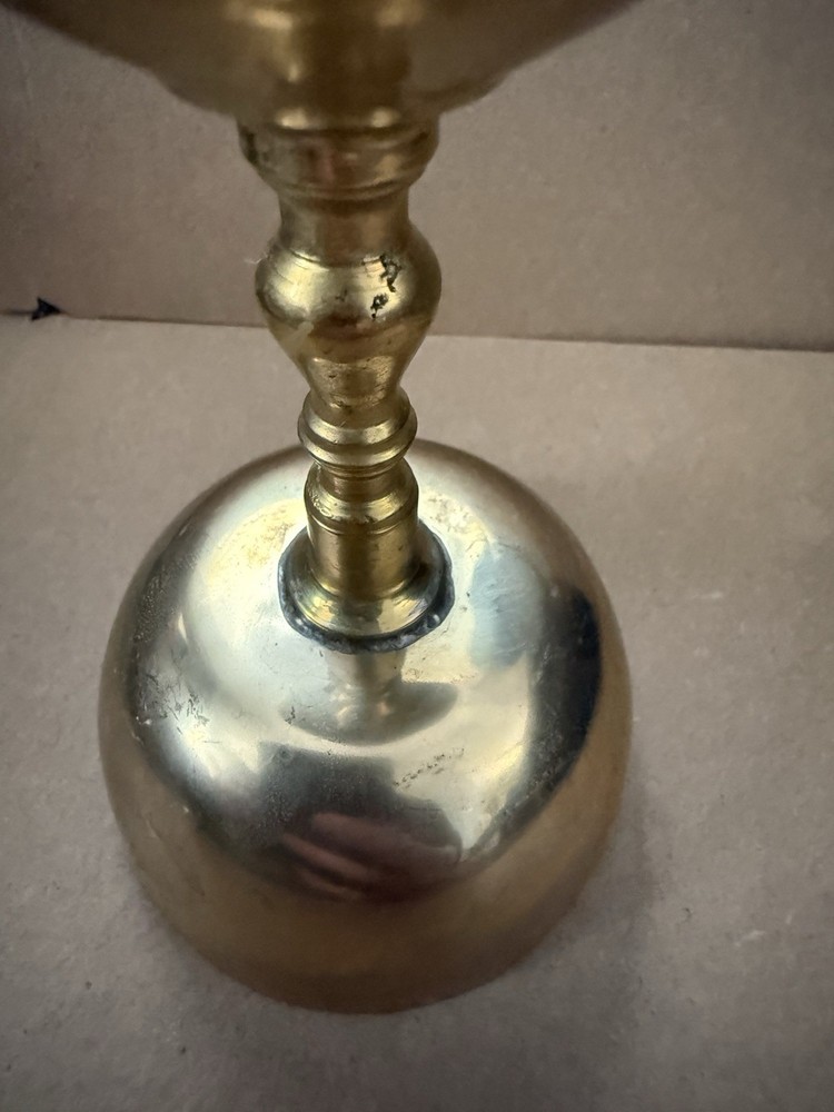 Solid Brass Chalice Goblet Cup 6" Tall Barware Wine Glass