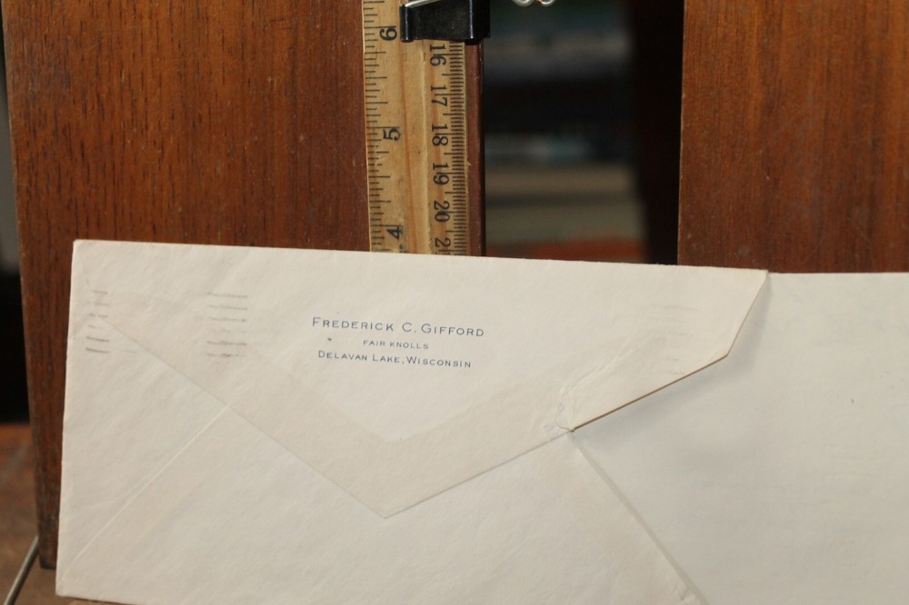 Vintage WWII 1942 Letter and Envelope Homefront
