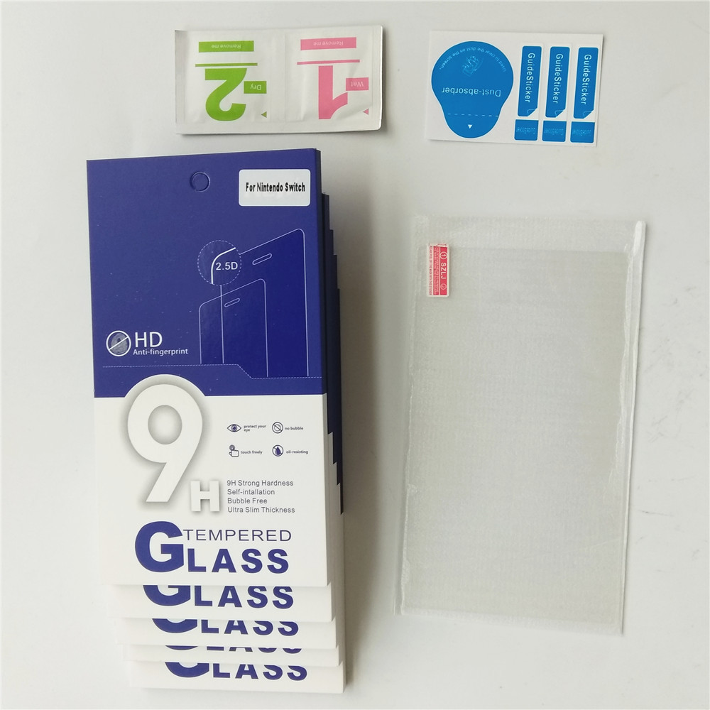 50 X Premium Tempered Glass Screen Protector For Nintendo Switch Console