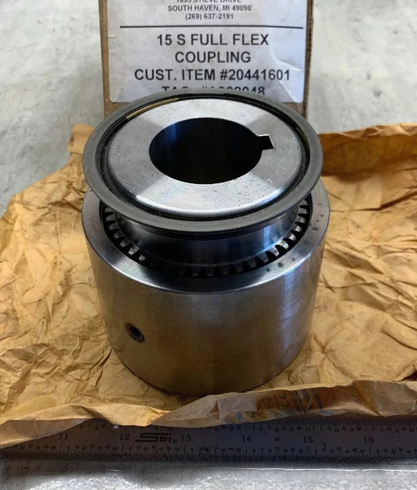 NEW! System Components 15-S FULL FLEX COUPLING_1-3/4” Bore_WARRANTY_FAST SHIP!