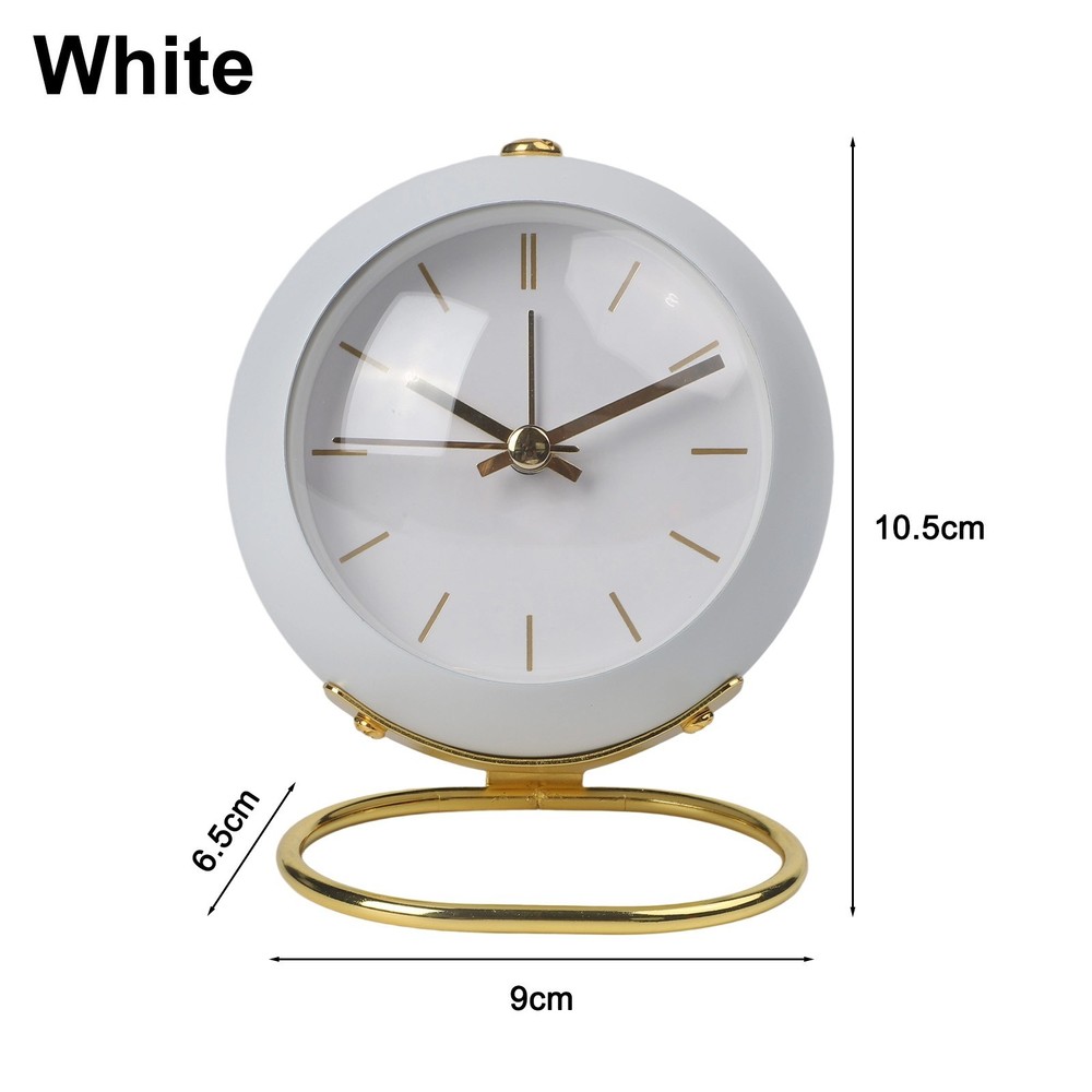 Attractive Hand Clock for Desk with Silent Functionality and Luminous Design
