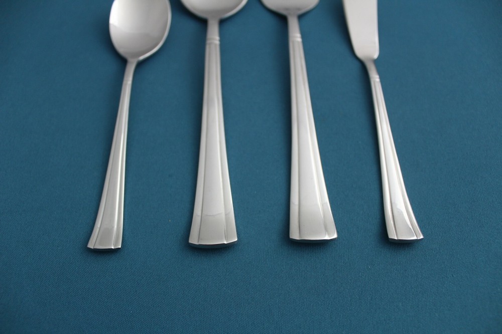 Cuisinart GEO Serving (4pc Set) Tablespoon Spoon Meat Fork Glossy Stainless