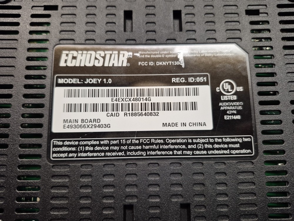 Dish Network Joey Receiver 1.0 New Without Box