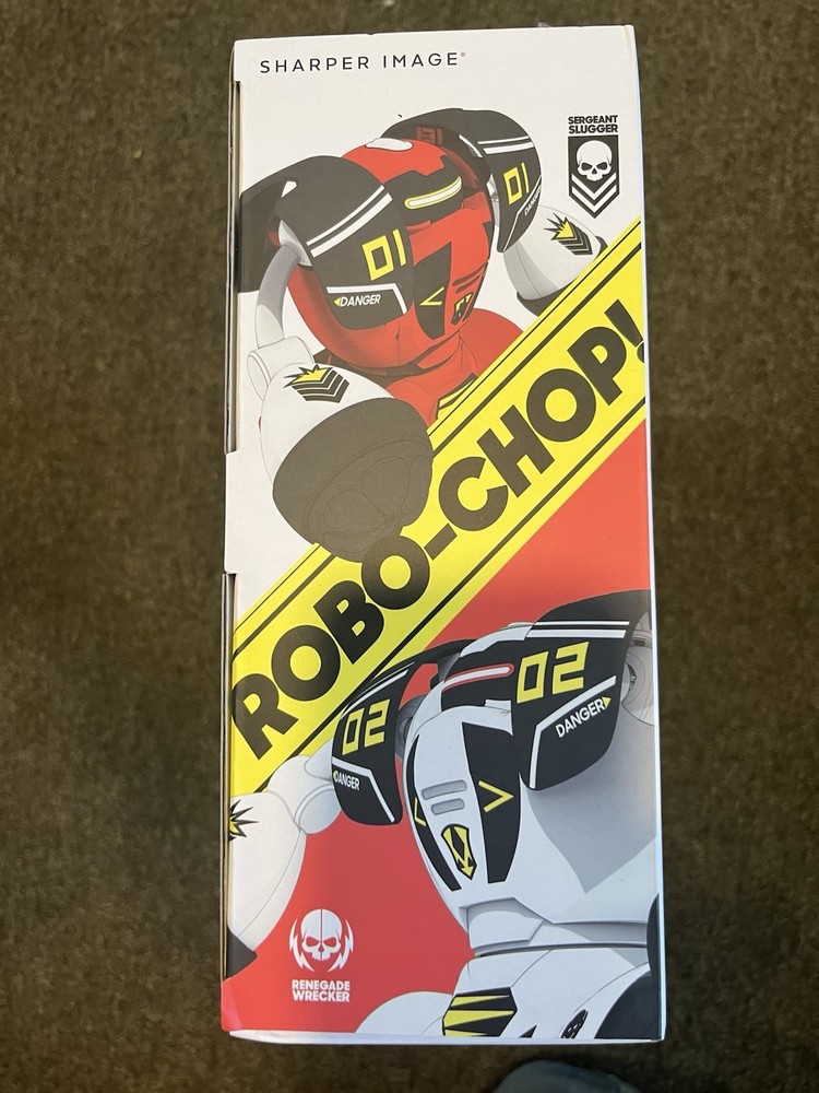 Sharper Image Robot Combat Remote Control Robot Fighting Set Two Player